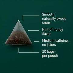 PiPi Tea Organic Oolong Bags – Whole Leaf, 20 (4g Each) 20