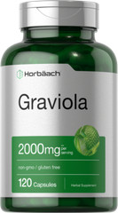 Graviola Capsules 2000mg | 120 Count | Non-GMO, Gluten Free | by Horbaach
