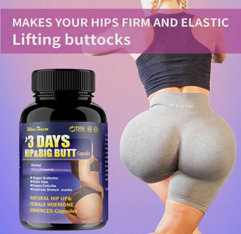 HIP Bottles 3 Days 1/2/3 & BIG BUTT Capsules UK 2025 HOT–