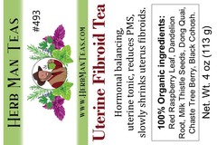 FIBROID TEA- Reduces Fibroids & helps balance hormones by Master Herbalist