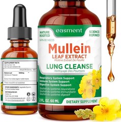 Alcohol-Free Herbal Mullein Extract Drops for Lung Comfort – & Non-Toxic
