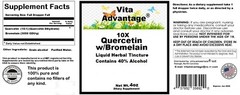 10X Quercetin Dihydrate w/ Bromelain Tincture Highest Quality 4oz