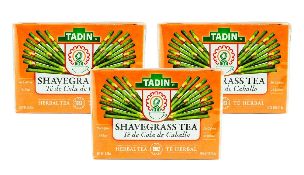 Tadin Shave Grass Herbal Tea, (Cola de Caballo), 24 bags (3 BOXES) 11/2025
