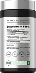Green Tea Extract Capsules 450mg | 180 Count | Non-GMO | by Horbaach