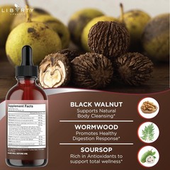 Defend Cleanse Liquid Drops – 2oz Black Walnut & Turmeric for Immune Support