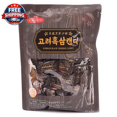 Korean Premium Black Ginseng Candy Hard Candy 280G – Strong Ginseng Taste/Good f
