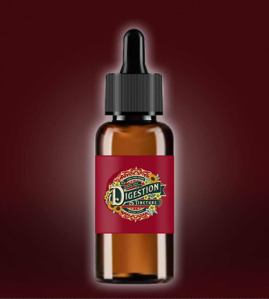 Digestive Support Herbal Blend Gas Bloating Ingestion EASY Liquid Drops USA