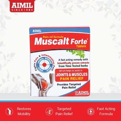 3 X AIMIL Muscalt Forte 30 Tabs Joint Mobility & Flexibility Support Supplement.