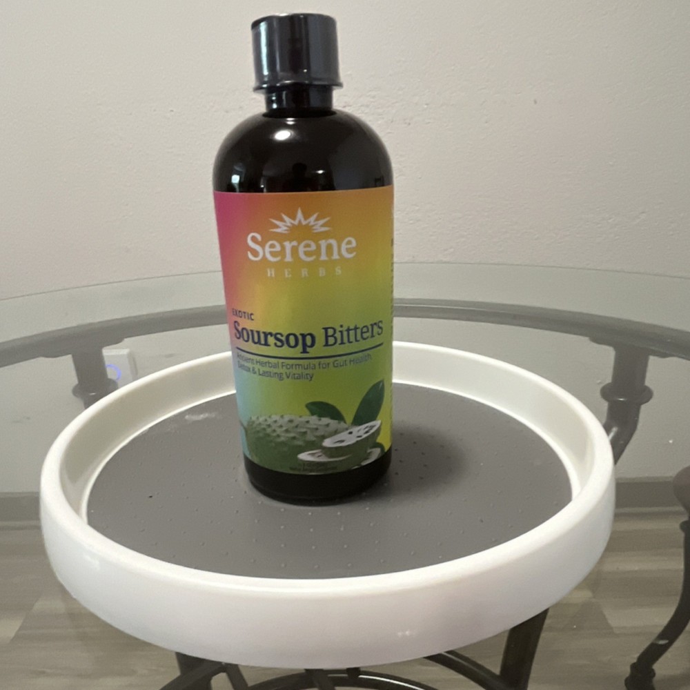 Serene Herbs Soursop Liquid Herbal Blend for Gut Health, Detox, Vitality