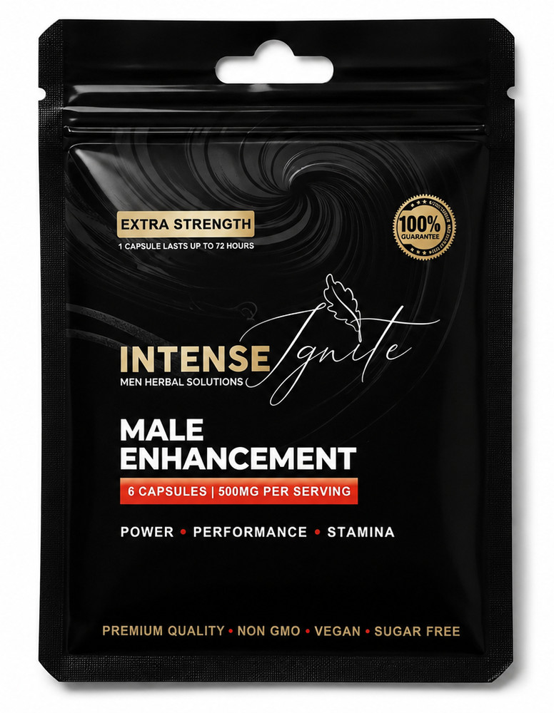 Intense’Ignite Fast Acting Male Performance Herbal Supplement -12 Pills