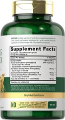 Ginseng Complex | 3930mg | 200 Capsules | Non-GMO, Gluten Free | by Carlyle