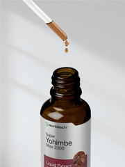 Yohimbe Bark Liquid Extract 2 Fl Oz Alcohol-Free Supplement for Men & Women