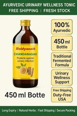 Baidyanath Chandanasav 450ml Ayurvedic For Urinary Wellness Pure Herbal Exp 2028