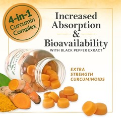 Turmeric Gummies with Ginger Highest Potency Chewable Joint Support Gummy