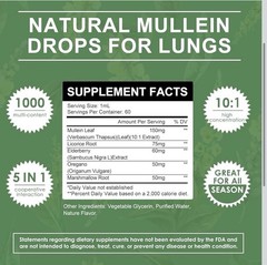2 Pack Mulittea Mullein lung cleanse Two 2 Fl Oz Boxes 11/2026