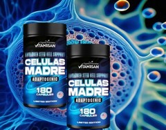 PLUS STEM CELL LIONS MANE CELULAS MADRES Adaptogenic 180 caps