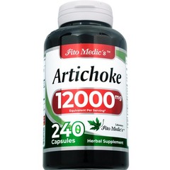 240 Alcachofa Capsulas Suplemento 12000mg Para Bajar De Peso Apoyo la Digestión