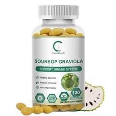 Soursop Graviola Capsules /Drops 1000mg Natural Soursop Capsules Leaves fruit