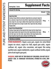 heart health multivitamin – ORGANIC GREENS COMPLEX – parsley pills diuretic 1B