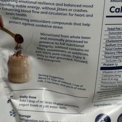 Crucial Four Micronized Whole-Bean Cacao Powder 8oz Organic Raw Superfood Cocoa