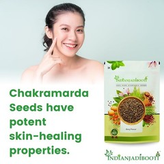 Puwar Seeds (Cassia Tora) Chakramarda Beej Ayurvedic Whole Herb-400 GRAMS