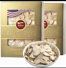 Zen Ginseng American Ginseng Sliced Root Panax Quinquefolius USA 2 Boxes