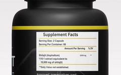 Himalayan Pure Shilajit 60 cap Naturally Occurring Fulvic Acid IMPROVES VIGOR