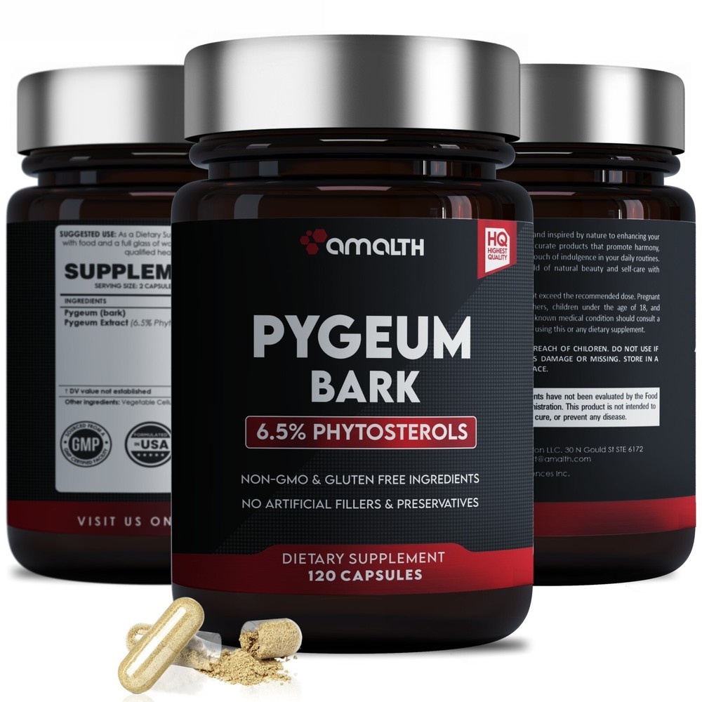 Pygeum Bark Extract 120 Capsules