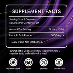 haritaki PEPTIQUES Third Eye Capsules – Terminalia Chebula Extract – Supports…