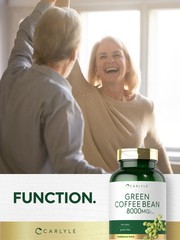 Green Coffee Bean Extract 8000mg | 300 Count | Non-GMO, Gluten Free | by Carlyle