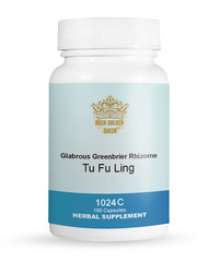 1024C Tu Fu Ling, Chinese Smilax (Raw), 100 Capsules/bottles, 2bottles