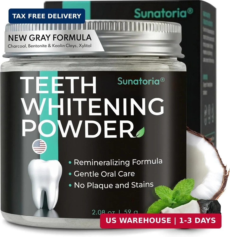 Teeth Whitening Powder – Remineralizing Tooth Powder with Nano Hydroxyapatite, C