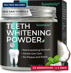 Teeth Whitening Powder – Remineralizing Tooth Powder with Nano Hydroxyapatite, C
