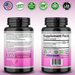 BIGGER BREASTS BY OBN PUERARIA MIRIFICA 60 CAPSULES ORGANIC 5000mg SUPPLEMENT