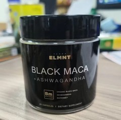 Organic Black Maca Root with Ashwagandha -Highest Potency 40,000mg 40x Strength