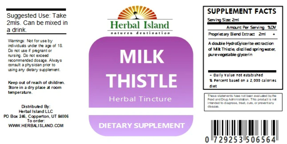 Milk Thistle Seed Extract – Silybum Marianum – Alcohol Free