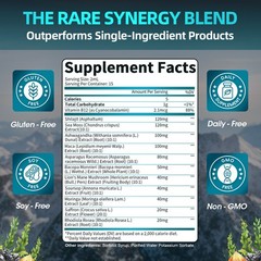 Himalayan Shilajit Drops 12-in-1 Complex Sea Moss, Ashwagandha, Maca 60ML/2 oz