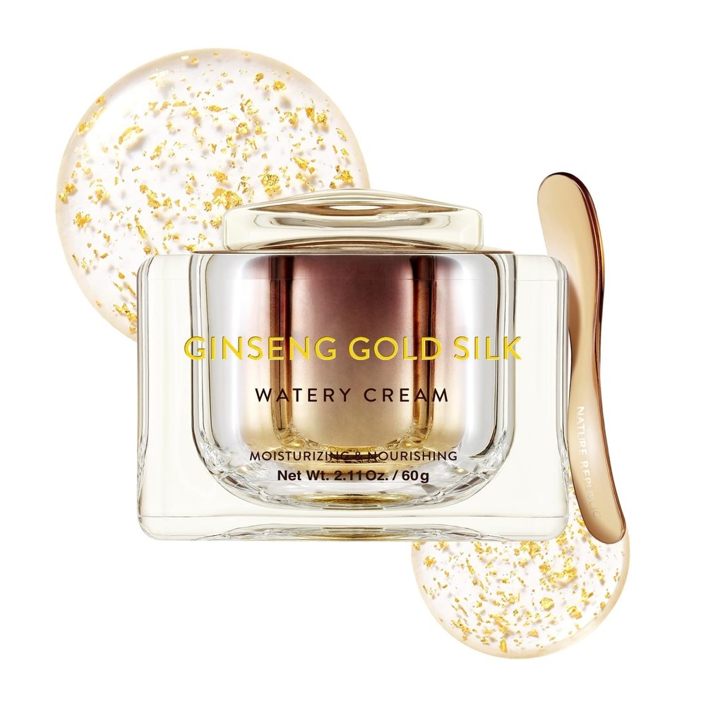 Nature Republic Ginseng Gold Silk Watery Cream 2.11 6 Years Korean Ginseng, 99.9