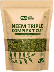 Neem Triple Complex T Cut Fresh Leaf Tea Blend Leaves Bark Flower 8 oz
