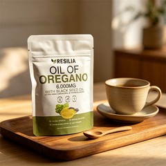 Resilia Oil of Oregano 6000mg with Black Seed Oil Softgels – 60Softgels