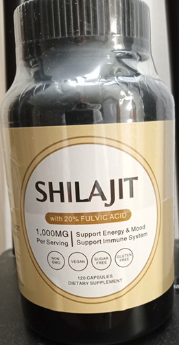 Himalayan 1000 mg Shilajit 120 Caps, IMPROVES VIGOR-VITALITY