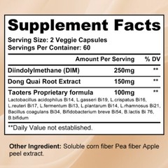 DIM Supplement – Gut Flora optimized formula Estrogen Metabolism Support