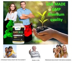 Organic vitamisan Maca Root Black, Red, Yellow 30000 Mcg Capsules Peru Maca 120
