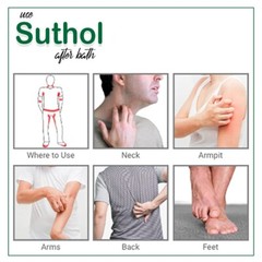 Suthol Active Neem Drops To Stops Skin Irritations Prickly Heat, Itching, 600ml