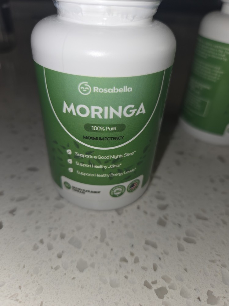 1 Pack Moringa Dietary Supplement Bottles 60 Capsules Each Expiration 06/27