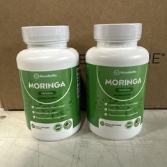 2 Pack Moringa Powder Capsules – Pure Nutrient-Rich Moringa Powder Exp 9/27