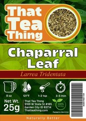 Organic Chaparral Leaf Tea Wild-Crafted Herbal Infusion Dried Natural Herb