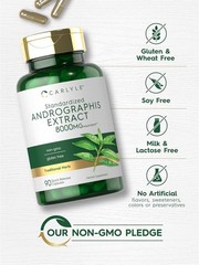 Andrographis Paniculata 8000 Mg Brain Health Immune Joint Support, 90 Capsules