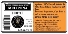 MELIPONA ® Alcohol-Free Propolis Spray 2 fl oz & Free One Dropper 0.5 fl oz Set