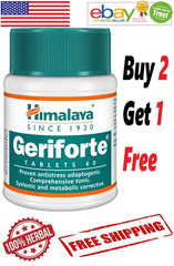 Himalaya GERIFORTE Ayurvedic For Body & Mind With Free Ship 60 Tablets